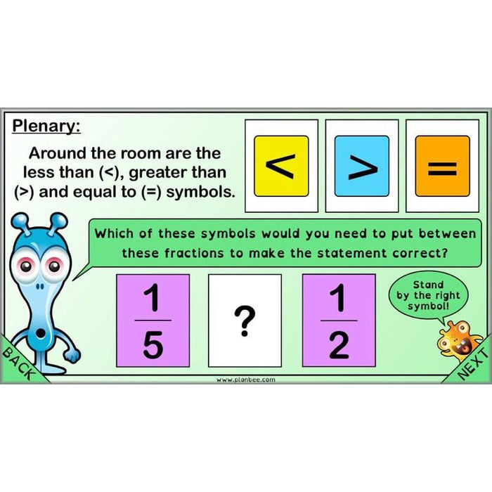 PlanBee Proportion Problems: Year 4 fractions problem solving