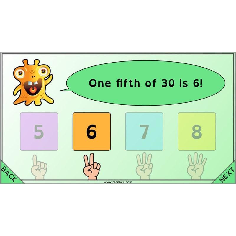 PlanBee Proportion Problems: Year 4 fractions problem solving