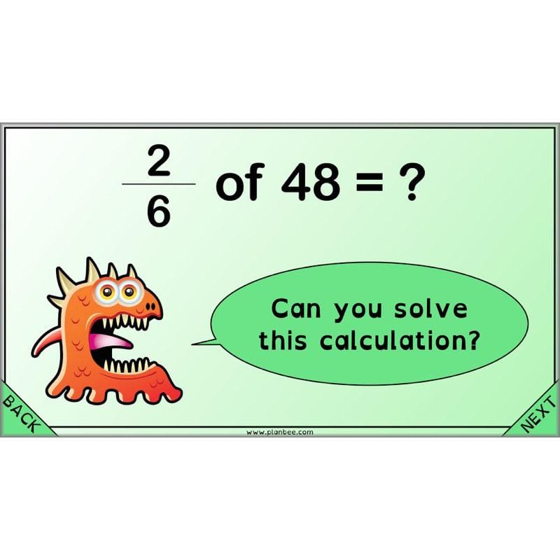 PlanBee Proportion Problems: Year 4 fractions problem solving