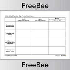 Provision Map Tree Free SEN Provision Map Template by PlanBee