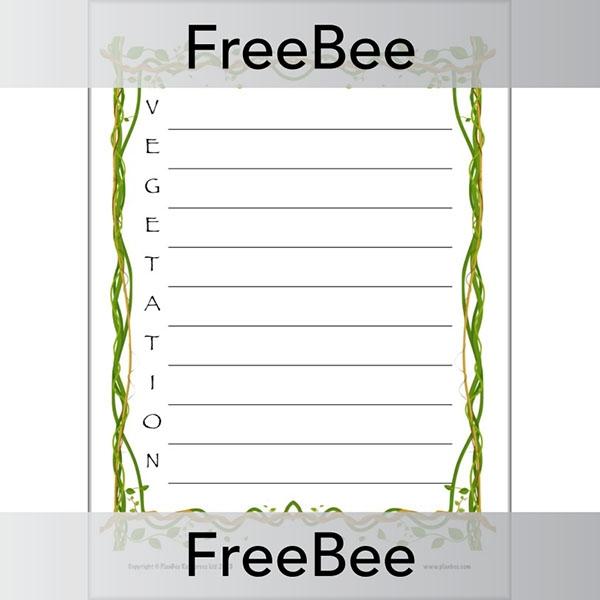 PlanBee Rainforest Acrostics | PlanBee FreeBees
