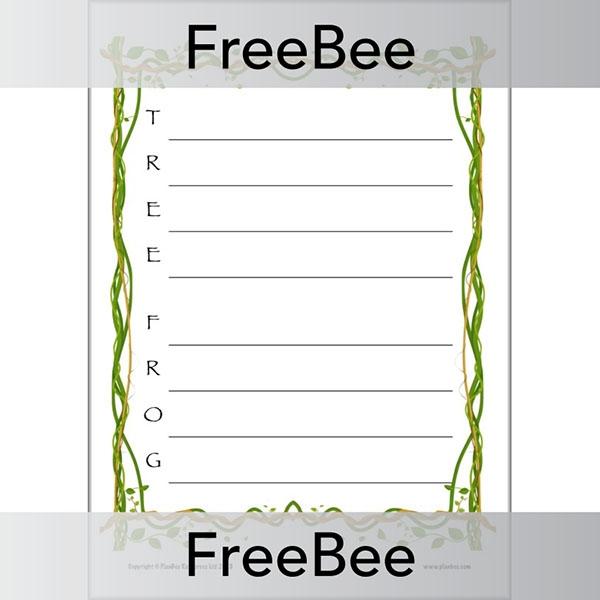 PlanBee Rainforest Acrostics | PlanBee FreeBees