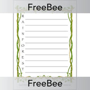 PlanBee Rainforest Acrostics | PlanBee FreeBees