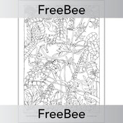 PlanBee Rainforest Art KS2 Mindfulness Colouring Pages by PlanBee