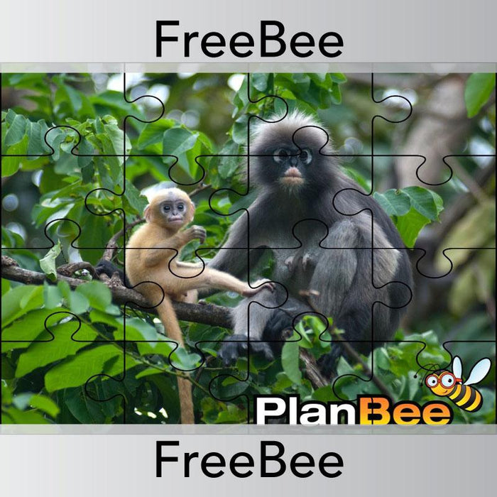 PlanBee FREE Rainforest Reward Jigsaw | PlanBee FreeBees