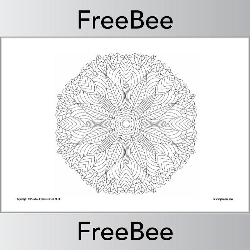 PlanBee Rangoli Colouring Patterns for Diwali