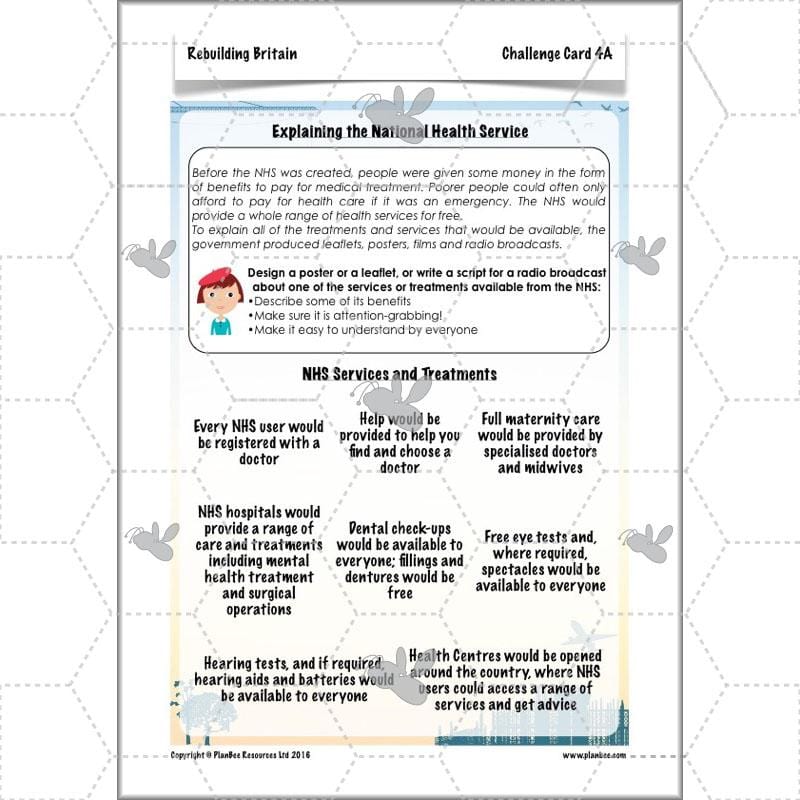 PlanBee Rebuilding Britain - WW2: Primary History Lessons for KS2