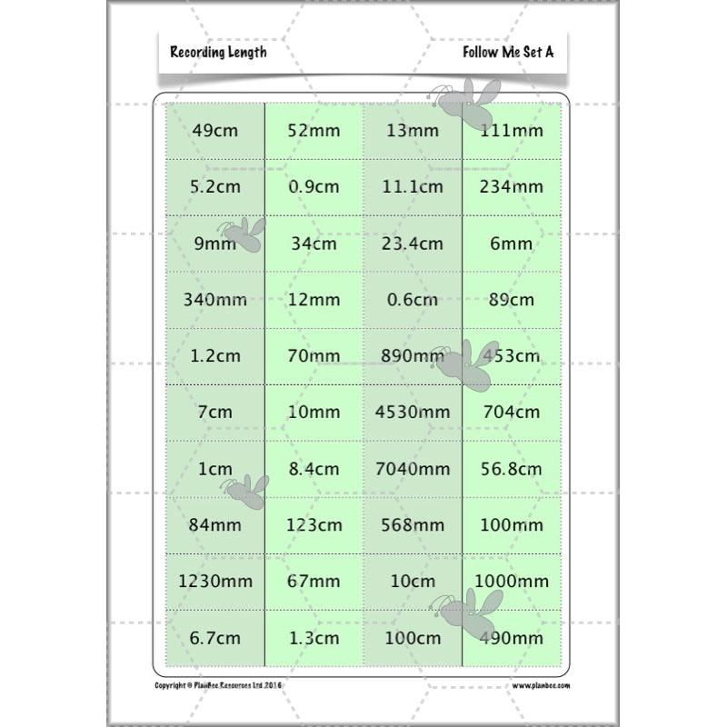 PlanBee Recording Length - Measurement Maths Lessons for Year 4