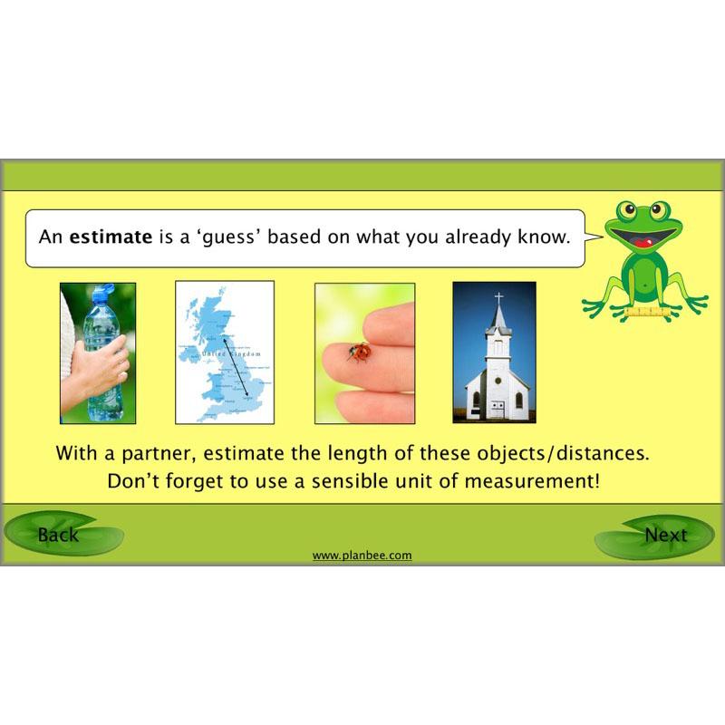 PlanBee Recording Length - Measurement Maths Lessons for Year 4