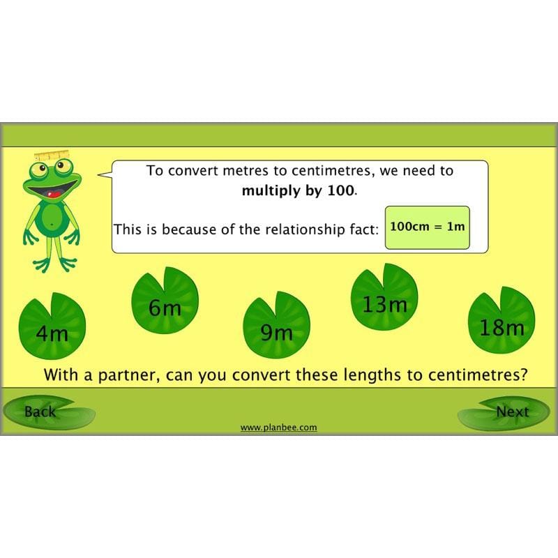 PlanBee Recording Length - Measurement Maths Lessons for Year 4