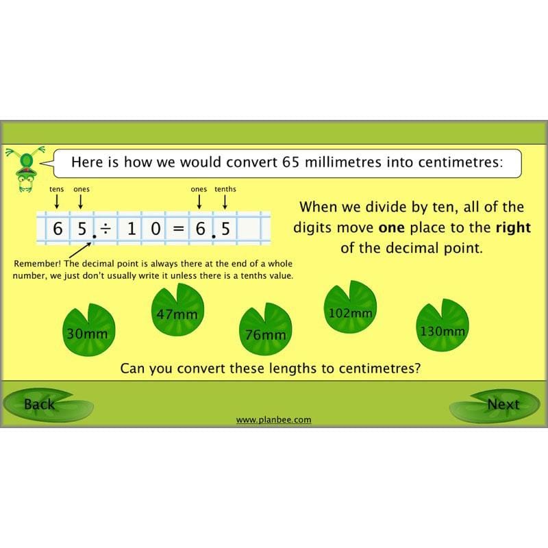 PlanBee Recording Length - Measurement Maths Lessons for Year 4