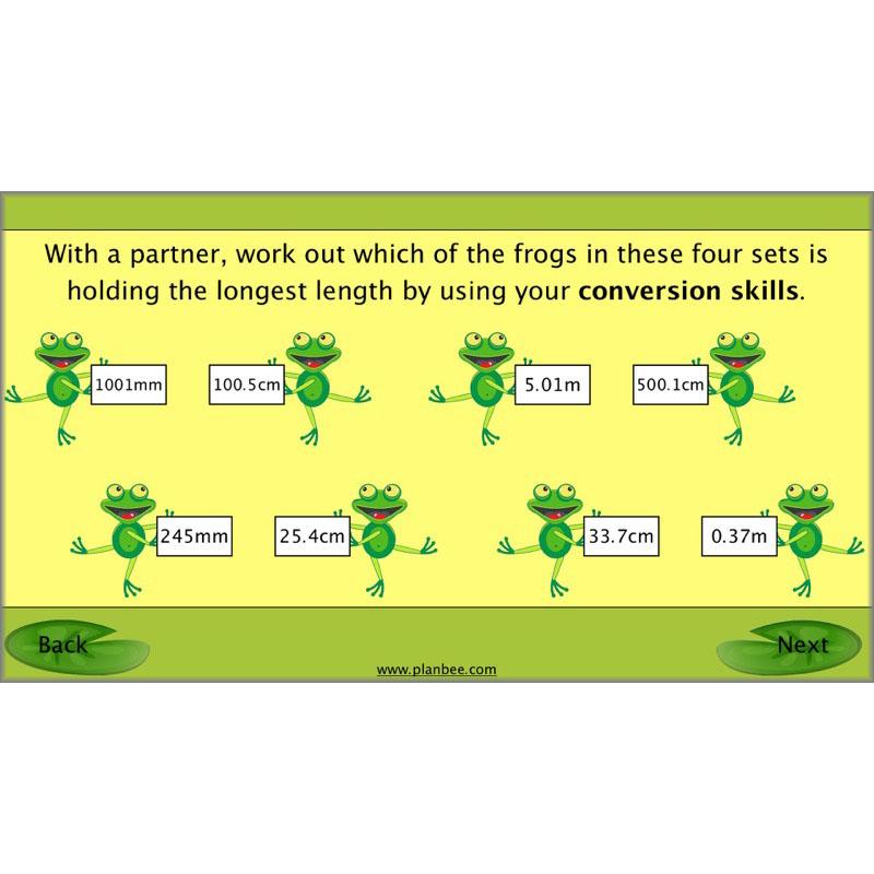 PlanBee Recording Length - Measurement Maths Lessons for Year 4