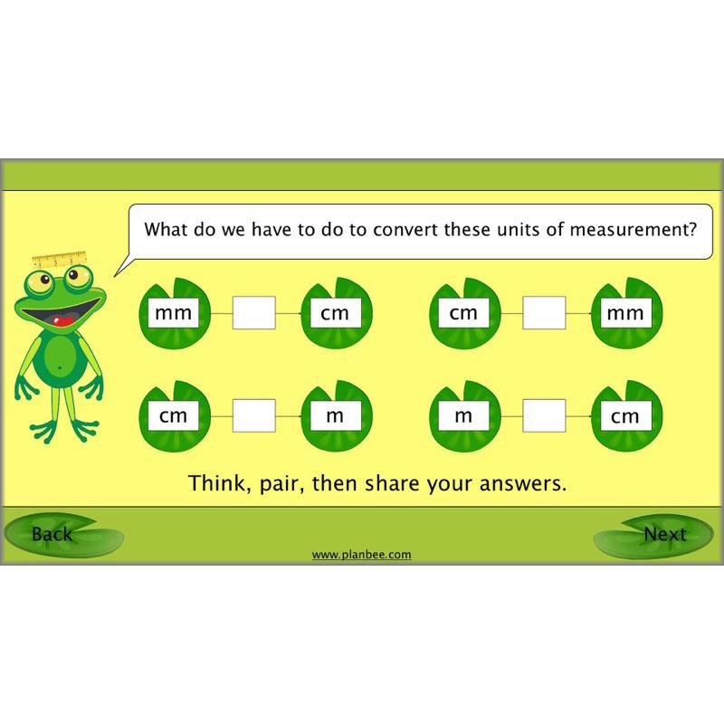 PlanBee Recording Length - Measurement Maths Lessons for Year 4