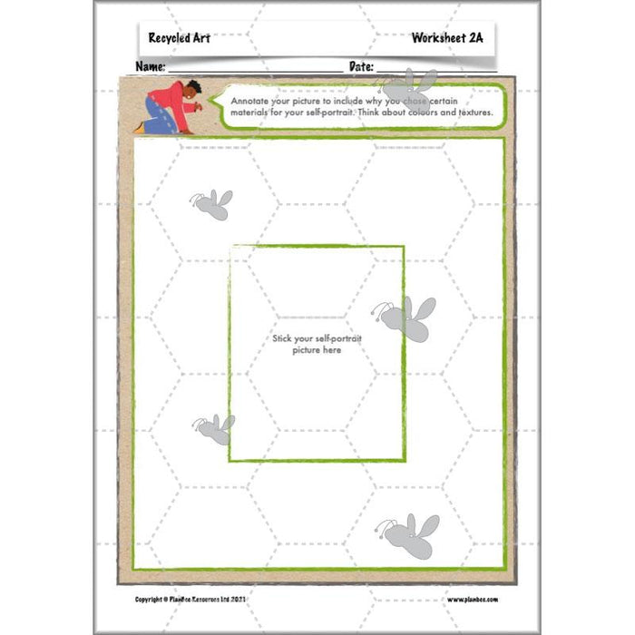 PlanBee Recycled Art Lessons for KS2 | PlanBee Art
