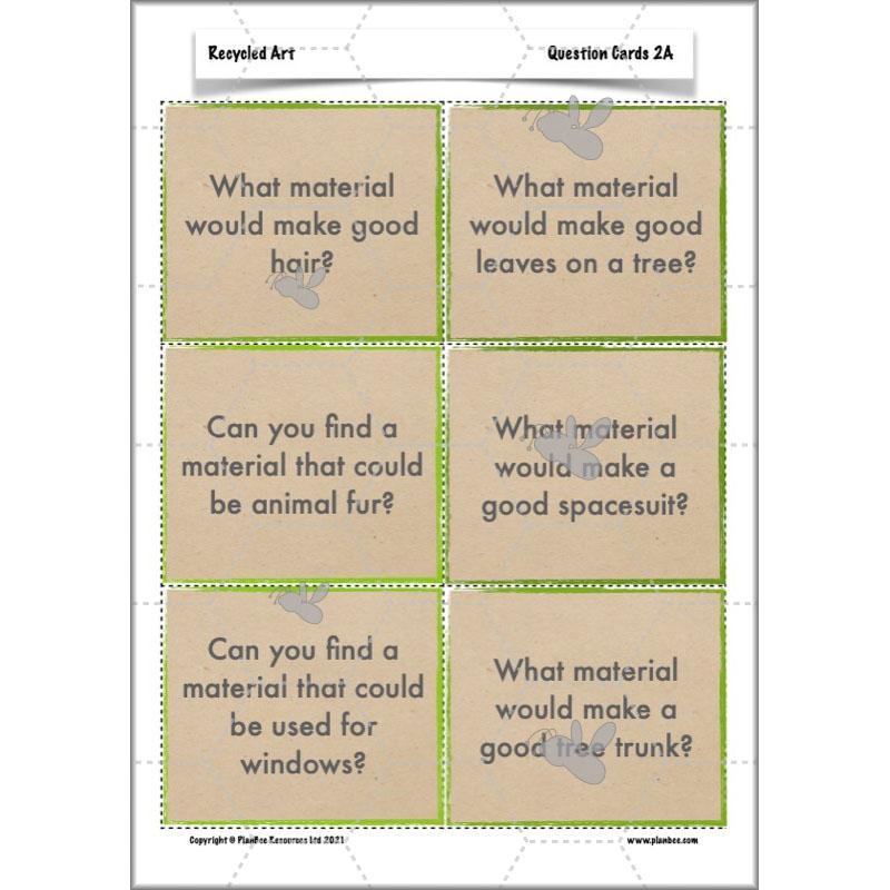 PlanBee Recycled Art Lessons for KS2 | PlanBee Art