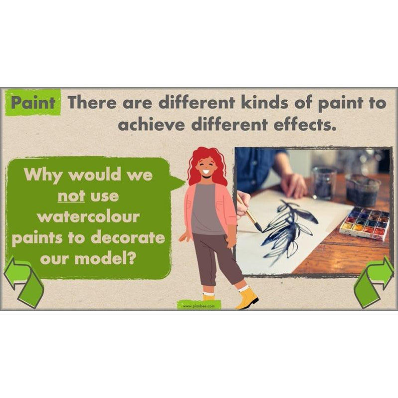 Downloadable Recycling Art Lessons for KS2 by PlanBee