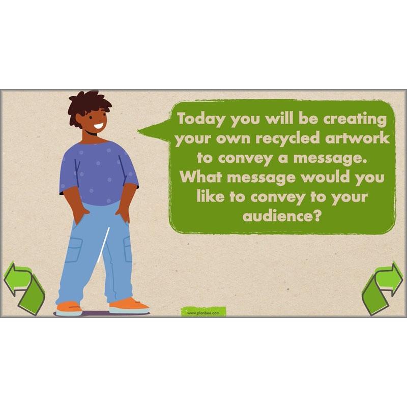 PlanBee Recycled Art Lessons for KS2 | PlanBee Art