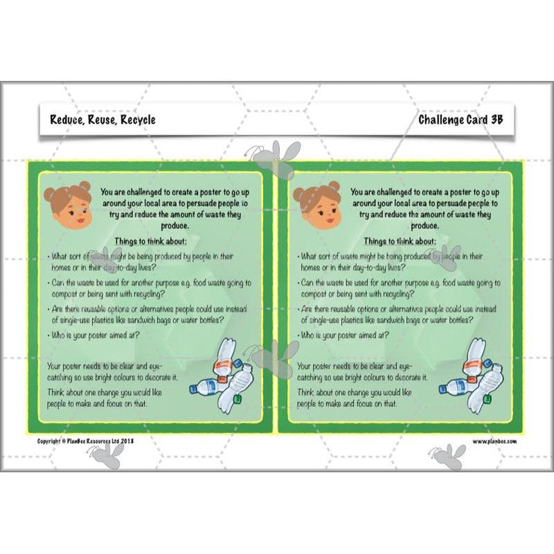 Reduce, Reuse, Recycle | Recycling KS2 ESR by PlanBee