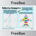 PlanBee FREE Reflective Symmetry KS2 Poster | PlanBee FreeBee