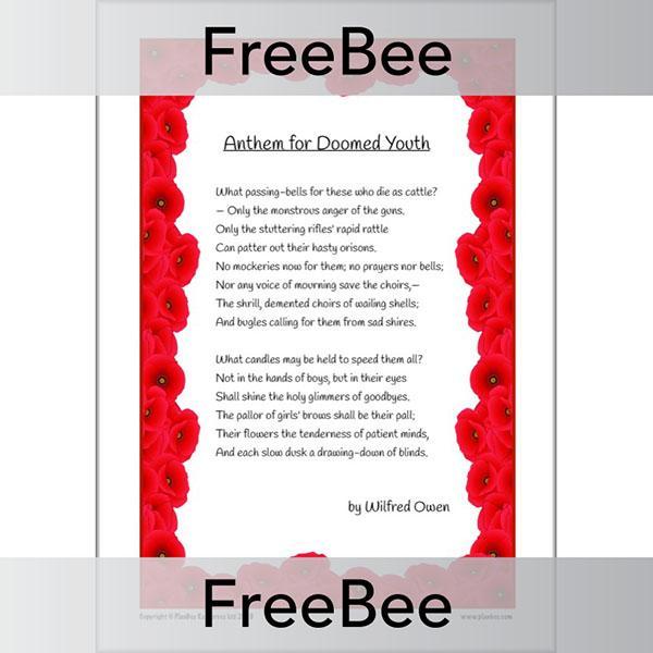 PlanBee FREE War Poetry KS2 Pack | Remembrance Day Poetry