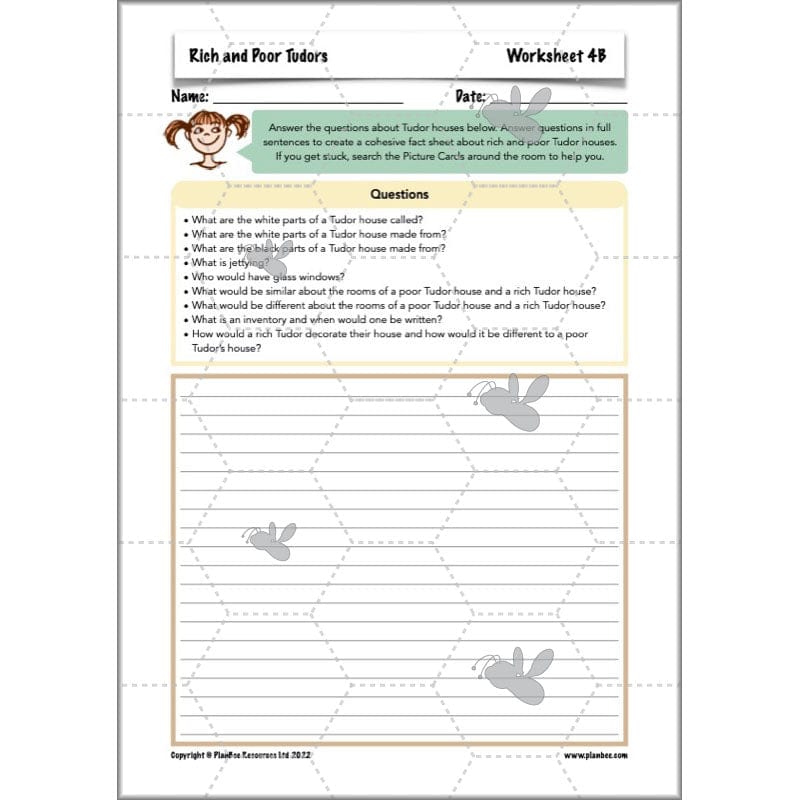 PlanBee Rich and Poor Tudors | PlanBee Tudor History Lessons for KS2