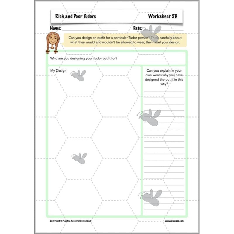PlanBee Rich and Poor Tudors | PlanBee Tudor History Lessons for KS2
