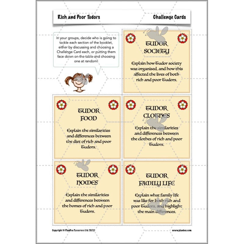 PlanBee Rich and Poor Tudors | PlanBee Tudor History Lessons for KS2
