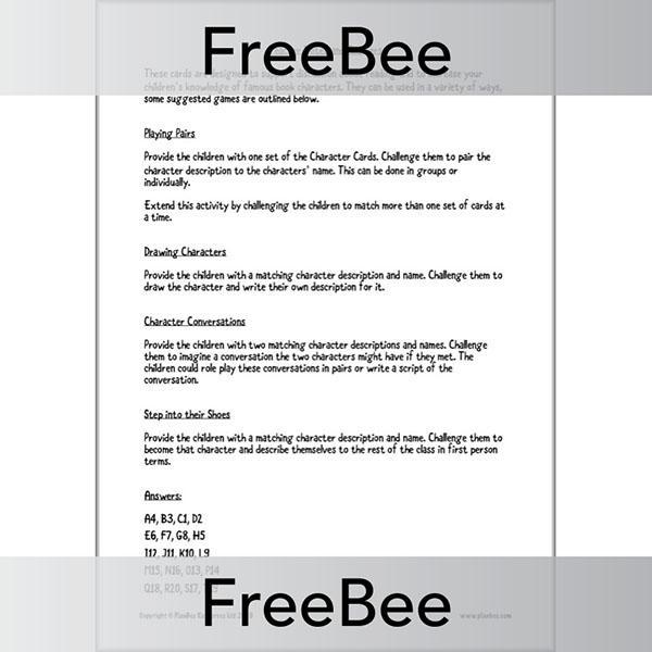 PlanBee Roald Dahl Activities