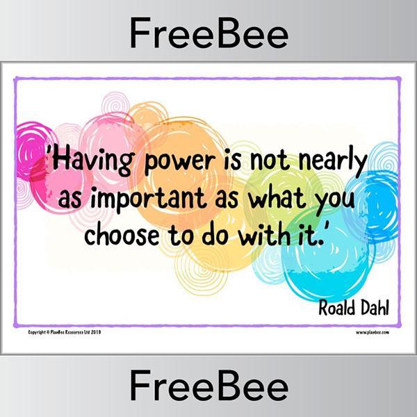 PlanBee Roald Dahl Activities