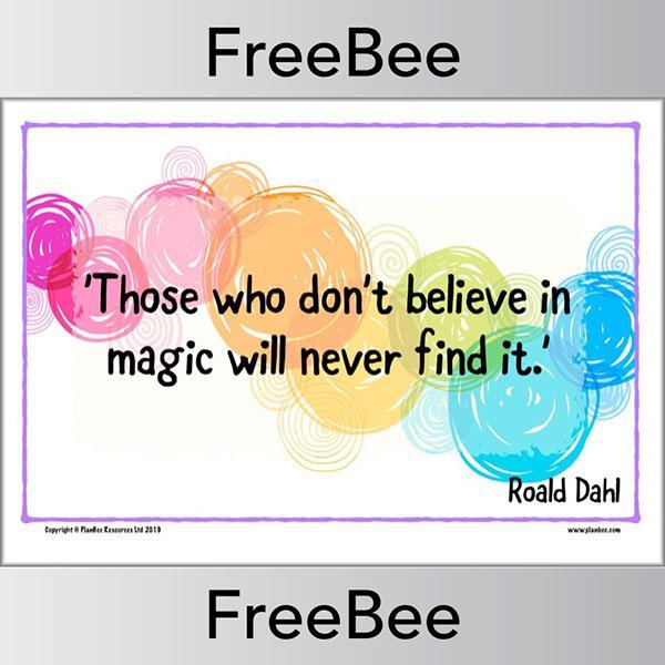 PlanBee Roald Dahl Activities