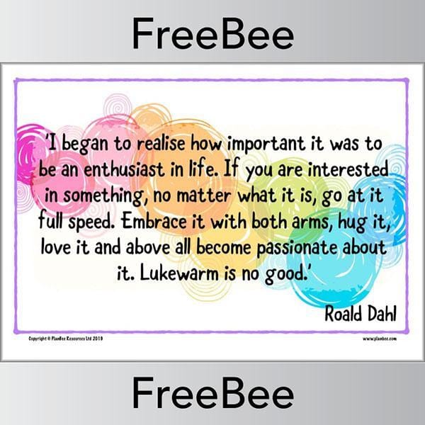 PlanBee Roald Dahl Activities