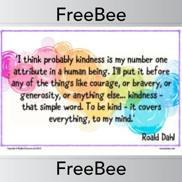 PlanBee FREE Roald Dahl Quotes Posters by PlanBee