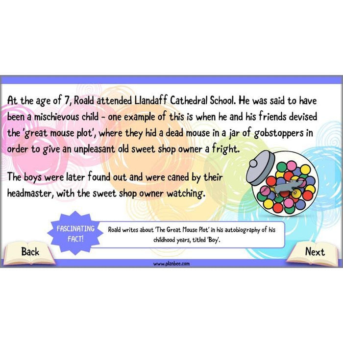 PlanBee Roald Dahl Biography KS2 | Special People Lesson Pack by PlanBee