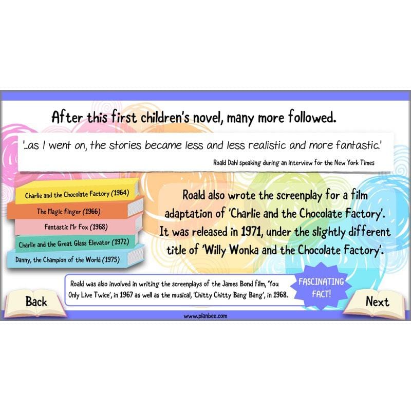 PlanBee Roald Dahl Biography KS2 | Special People Lesson Pack by PlanBee