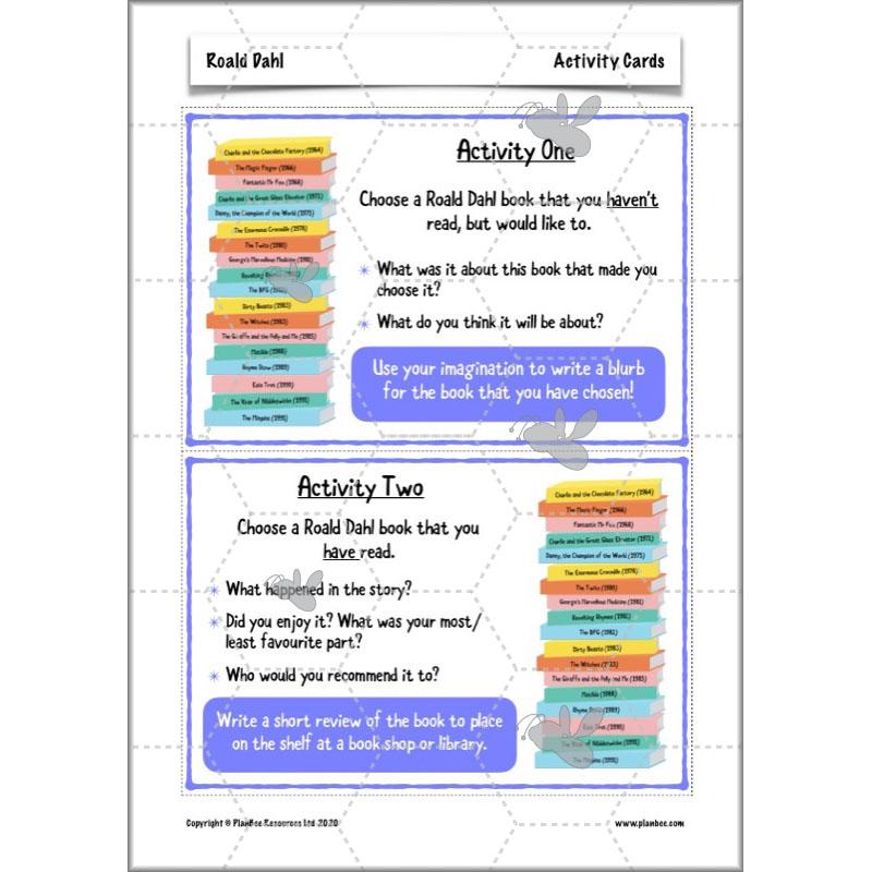 PlanBee Roald Dahl Biography KS2 | Special People Lesson Pack by PlanBee