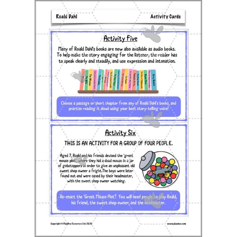 PlanBee Roald Dahl Biography KS2 | Special People Lesson Pack by PlanBee