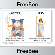 FREE Roman Gods KS2 Cards by PlanBee