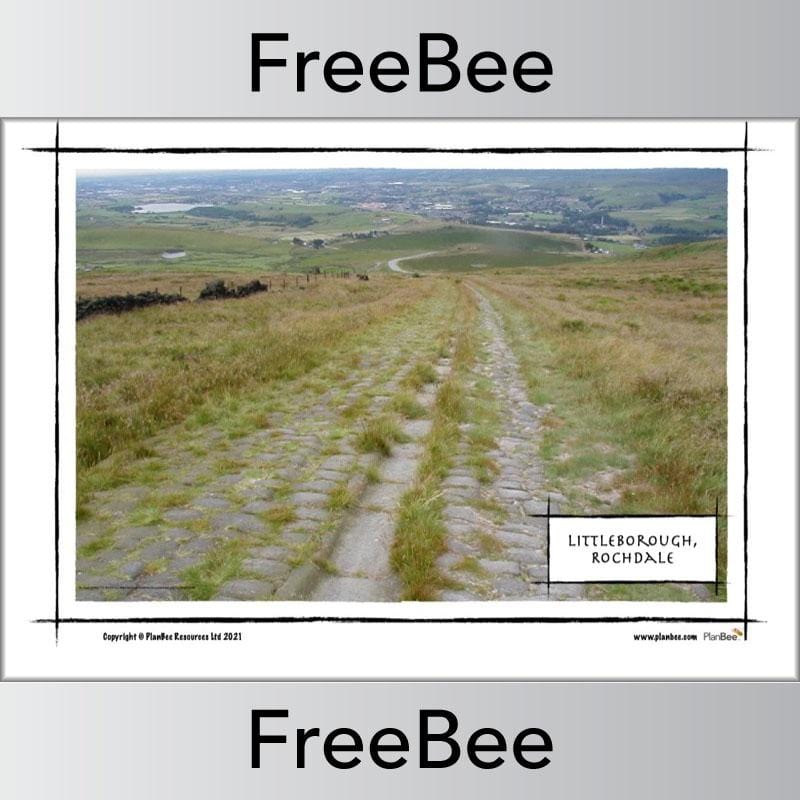 Roman Roads KS2 Map and Images by PlanBee