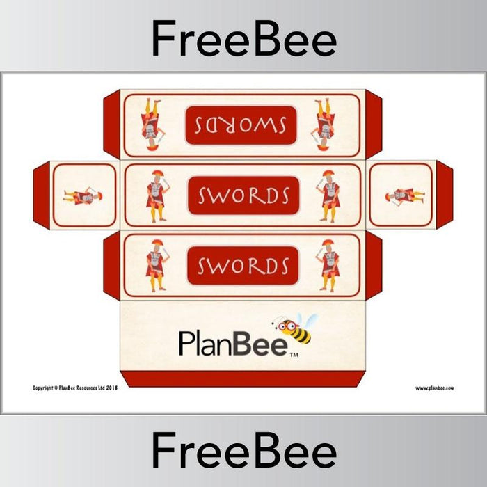 Free Romans Swords Group Name Labels | PlanBee FreeBees