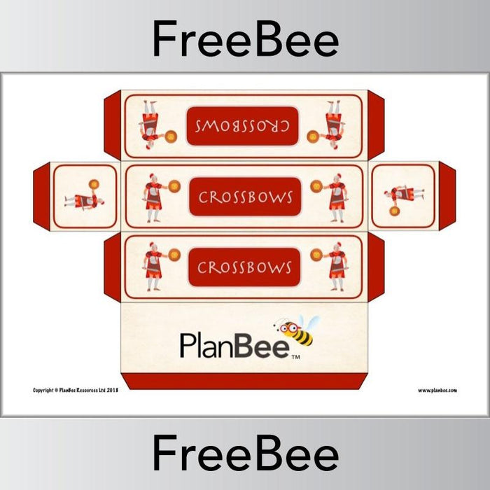 Free Romans Crossbows Group Name Labels | PlanBee FreeBees