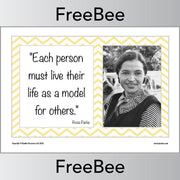 PlanBee Rosa Parks Quotes