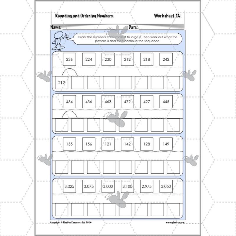 PlanBee Rounding and Ordering Numbers - Place Value: Year 4 Maths Lesson Plans