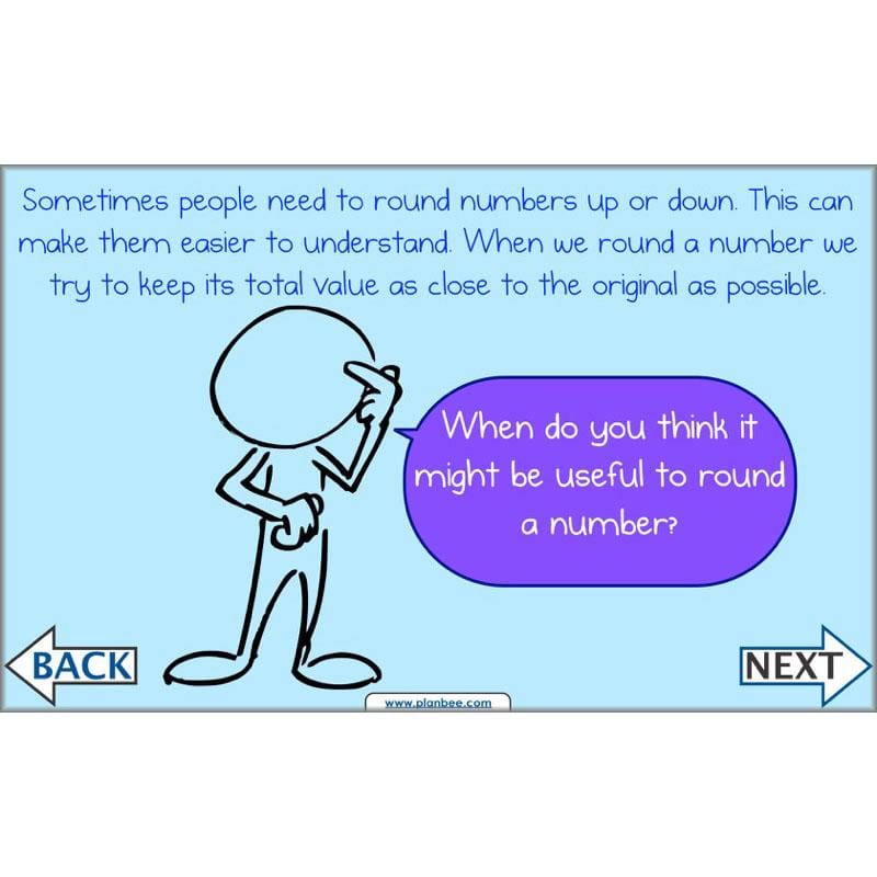 PlanBee Rounding and Ordering Numbers - Place Value: Year 4 Maths Lesson Plans