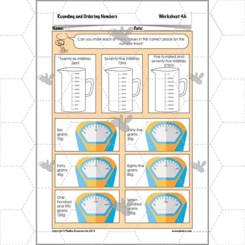 PlanBee Rounding and Ordering Numbers - Place Value: Year 4 Maths Lesson Plans