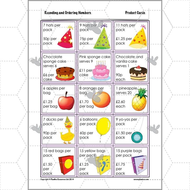 PlanBee Rounding and Ordering Numbers - Place Value: Year 4 Maths Lesson Plans