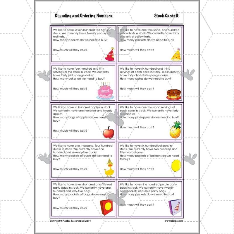 PlanBee Rounding and Ordering Numbers - Place Value: Year 4 Maths Lesson Plans