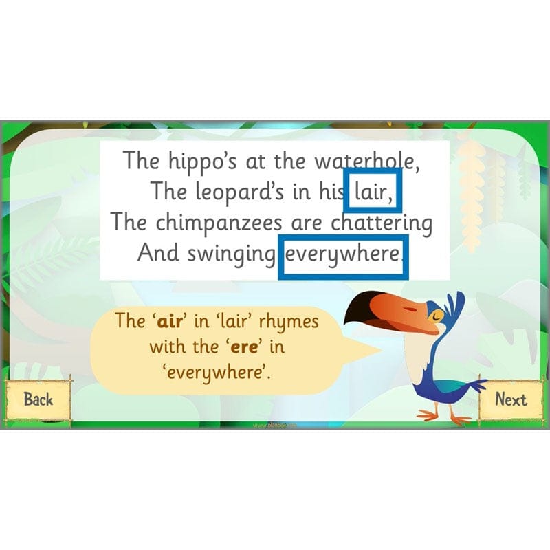 PlanBee Rumble in the Jungle Year 2 animal poetry lessons by Planbee