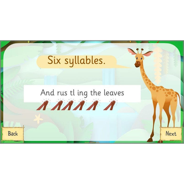 PlanBee Rumble in the Jungle Year 2 animal poetry lessons by Planbee