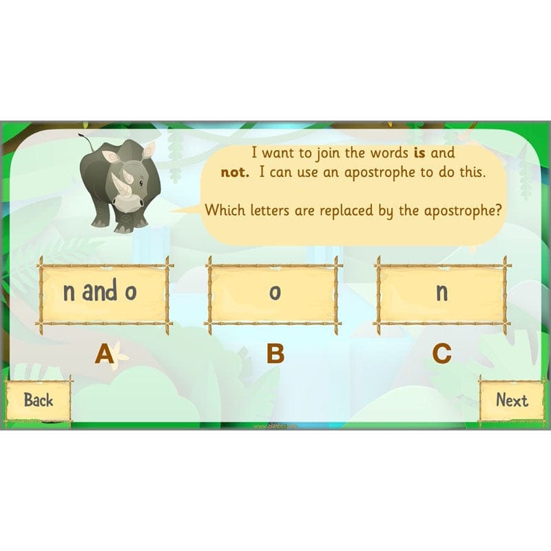 PlanBee Rumble in the Jungle Year 2 animal poetry lessons by Planbee