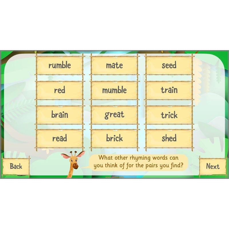 PlanBee Rumble in the Jungle Year 2 animal poetry lessons by Planbee